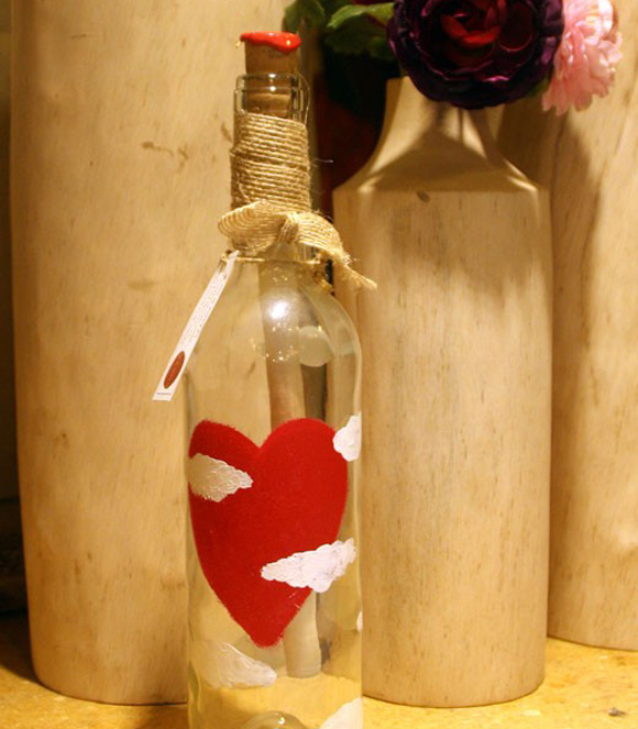 Manda tu mensaje de amor en una botella