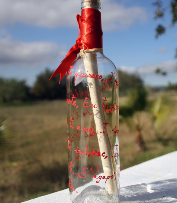 La Botella de Nur - Envía tu mensaje en una botella decorada a mano